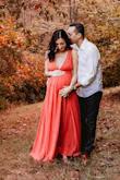I bought this dress in an xs and a small and the small fits perfect. I wore this dress for my maternity pictures. The small fit me during my pregnancy & after. In this picture I was a 32DD & weighed 134. After my pregnancy, I weigh 117 & a 32D. - Tori M.