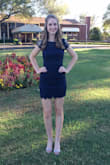 The dress fit perfectly and didn't need any alterations! It's super comfortable and the fabric is soft and a little stretchy. Absolutely was perfect for a night out! - Megan L.