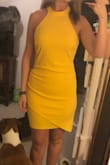 Slightly revealing in the tummy area if you have a pooch, but otherwise a beautiful dress. - Jaclyn W.