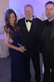 I wore this to a black tie wedding and got a lot of compliments. The material is nice, thick and not see through. - Natalie