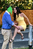 Dress fit like a glove! Fit great in all the right places. The dress didn't feel too short which can happen for me because of my height. Material felt great, and not cheaply made. So many compliments. Loved the color! - Kellee C.