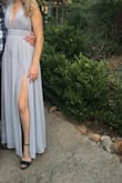 Great dress. Good quality. A little short on me with heels but okay because it's a flowy dress. Top part was a little baggy but waist fit great. - Ashley B.
