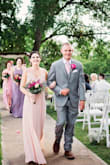 This dress was the perfect fit for my friends spring wedding! I felt comfortable and received several compliments on the back of the dress. No alterations needed! I have a small chest so I was able to wear pasties underneath. - KAYLA B.