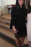 I loveee the dress but the dress was very short- like dangerous when I bent down. I had to get alterations to make it longer. - Rita T.