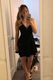 This dress is suuuper cute and comfy! It fit a little tight, but not too tight. I got so many nice compliments in this dress. I would definitely recommend!! - Nicole P.