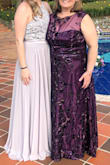 I wore this to my brother's evening wedding, and it was perfect! The material is amazing, not too hot and had good weight to it. It didn't feel cheap, and I got so many compliments on it! I did have to get it hemmed and will probably have to get it hemmed again next time as I don't think they took enough off. The top part was thick and textured enough that I didn't need a bra either, huge plus since many bras don't always work with dresses. I felt amazing in this dress and it has a fun flow to it when you walk and on the dance floor. :) - Becca A.