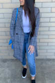 This jacket is a super cute transitional piece - it doesn't offer a ton of warmth but is a cute top layer in colder temps! - Monica