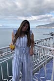 Absolutely love this outfit! Wore it for drinks in Sorrento, Italy. The fit and sizing is perfect. Perfect summer outfit!! - Deana S.
