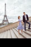 Was perfect for our photo shoot in Paris  ! No stretch to the fabric - true to size fit ! - Jillian B.