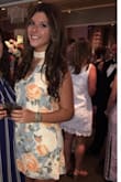 I wore this to one of my friends weddings and it was super cute! I also wore it when I went on vacation for spring break. It is so flattering and the material is high quality. - Elle H.