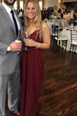 I love this dress. It's great to wear casually and also dress it up for a wedding! The dress is a little long and I had to tighten the straps all the way (so if you're short- plan to wear heels). Overall great/very comfortable dress. I loved it so much I bought myself the same dress but different pattern! - Kayla S.
