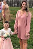 This dress was PERFECT for the outdoor wedding I went to! Length was perfect and the sleeve part fit great! (A lot of times open sleeves like this are a little snug) this isn't the first time I've ordered from Lulus and it will not be the last! Thank you Lulus for being there for a girl in need of the perfect dress! 
XOXO
Jess - Jessica S.
