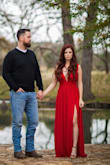 This dress was this only thing I could picture when planning our engagement photo session! And it did not let me down. I should've made time to maybe have the sleeves tightened, but fashion tape kept me together! Flows very beautifully and a quality material! Absolute favorite. - Brianna C.