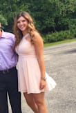 This dress was perfect for my college graduation! Super cute and not too short! The material is very nice and the dress fits a bit snug in the chest / pits, but it's still comfortable! I also have worn this dress to summer events! It's perfect! - Elle H.