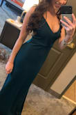 This dress is fantastic! Fits perfectly and true to size! The quality of the fabric is so thick and nice! It hugs you in all the right spots! I barely have any curve and this dress gave me such a nice figure! Even though it's somewhat fitted, you can still move around and have fun while feeling secure in it! Love love love it! - Jessica P.