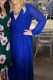 I wore this to a wedding and got so many compliments! It was extremely comfortable and the blue color was beautiful! - Jessica J.