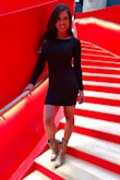 Love how comfortable and stretchy this fabric is! Not too thick or thin. Love that it is short to accent my legs. :) - Jessica R.