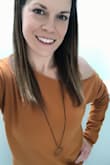 Love the coloor and super soft fabric. Sizing is maybe a touch on the large size and I wonder if I could have sized down, but looks fine as a looser fit. - Krista M.