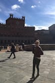 I loved having these neutral booties to wear on my honeymoon in Italy. The rubber chunky heel was necessary while walking the cobblestone streets. They do rub a little where they hit your ankle but nothing too crazy. - Meredith C.