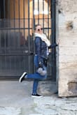 I had been looking for a staple black slip on for my honeymoon in Italy when I wanted to dress down a little but not be frumpy. These were perfect. I wear a size 7.5 and they were a little big but didn't flop around. With some thick ankle socks, they were great and I walked over 10 miles throughout the streets of Roma! - Meredith C.