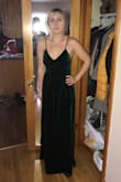 This was exactly what I had been envisioning for my bridesmaids! Unique, comfortable, adjustable and deep green. It's perfect for my October wedding. I modeled it for them and loved it so much that I ordered a Small for myself! That's what I'm wearing in the photo. (I am way happier with it than I look hah!) - Cassandra B.
