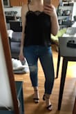 Love it! So sleek and comfortable. Adjustable straps make it easy to control how much chest you show. - Andrea W.