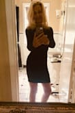 A basic, well made, and very comfortable dress. It can be dressed up with high heels or casual with flats. The fit is perfect and the material is so soft. I wish it came in more colors! - Garnett D.