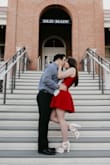The material is heavy enough to not fly up but not hot. It hangs so nicely and is such a great color. I was wondering if it would feel too short but because of the material it stayed put! IT was perfect! I wore it for graduation photos and it is so beautiful and fit so well! My boyfriend LOVED it and I can't wait to wear it again!
I am actually going to order the exact same dress in blue this week! - Taarna D.