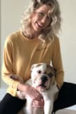 This shirt is soooo soft! The color is nice and of course if you're a dog mom, what's not to love. I pair it with leggings or jeans. Casual, adorable, must have! - Brandy