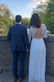 My husband and I eloped to New Orleans and this dress fit me like a glove. I got so many compliments! The back is so fun! - Carolina B.