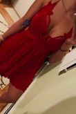 I love this dress! The lace detail is beautiful and I love that it's mid thigh length and flowy. Can be dressed up or down. - Stefani P.