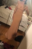 I ordered this dress for my best friend's wedding. She gave us a color scheme and let everyone pick their own (which is so nice!) I was honestly truly impressed with the quality and fit of this dress for this price! What an amazing deal. Being 5'1, of course I needed to get it hemmed but that's nothing new. - Dominique C.