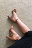 I am typically a size 7 in vans, so I ordered a 7 in these and they were too big. Too big to the point where walking around in them caused blisters because feet could move around so much. They are cute, the cork and floral design is adorable, but they are rigid and uncomfortable and slightly too big. - Anna F.