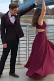 I bought this dress for my prom and it was so beautiful! It had beautiful fabric which made for fun pictures! I loved the color because it was very unique and no other person at my school had anything like it! I had to get it tailored to help with the length but other than that it was perfect! - Lauren M.