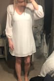I'm usually a small in street clothes; and between a medium and small in dresses-- ordered an xs and it was still a tent on me!! - Lauren M.