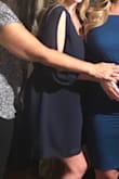 I loved the pockets, I think adding a belt would help for anyone wanting to flatter their figure. Perfect for my friends baby shower. - Jennifer C.