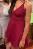 I bought this dress for New Years, it fit so well. It was a good length and was really comfortable. I'll definitely wear this again and recommend it to everyone! - Kristen R.