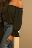 I bought this top for a trip to New Orleans, it was perfect!  It was super comfortable, it can go with pretty much anything, and even though it's off the shoulder and can still wear it out in colder weather with the long sleeves.  It's my new favorite top, I definitely would recommend it to everyone. - Kristen R.