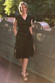 This dress fit perfectly and has pockets! I love the pockets! The material was flowy and soft straight out of the package. This dress is easy to wear and I received so many compliments! Love it! - Daidra C.
