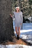 I love this dress! This dress is true to size and perfect for a nice evening out. The material holds well and the dress is not see through. It could work well in every season and for a dressy event. I plan to wear it for one of my graduation ceremonies coming up in May! - Tessa L.