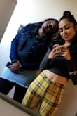 This skirt was perfect, it's comfy with a little stretch and was just right for my hips. I even bought a second color. - Meikisha D.
