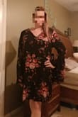 Really cute dress! Unfortunately I bought it on a final sale, so I can't exchange the size. I'm 5'2, 120lbs and bought a medium. The dress is baggy and the sleeves cover my hands. I wish I had gotten a small. I don't even own a belt because I dislike them so much, but maybe if I get a thin pink belt it'll give the dress some shape. Besides it being too big, it's a really nice dress! - Erika G.