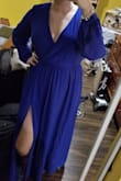 I had it in another colour and just had to get the blue! Fits great and is so flattering. - Victoria G.