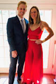 I originally did order this in a L and was nervous about it as my height usually isn't conducive to jumpsuits, but wound up trading it for a M as the waist was a little large. It's definitely long enough and I love the flexibility of having two separate pieces. Wore it to a wedding and got lots of compliments! - Mary C.