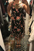 I ordered a small and it ran large. I had about an inch of extra fabric around my waist. Also, because I'm short - it hit my legs at a weird spot. It's very pretty but definitely meant for taller girls. - Devon S.