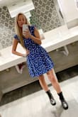 & buy this dress!!! It's so flattering and gorgeous! I love the cut out back bc it gives it a perfect flirty flare! Highly recommend! - Emily R.