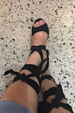 I usually wear a size 9 or 91/2. This is a size 9, and it fit perfectly. - Arelys G.