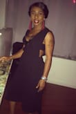 Awesome material and look exactly like the picture. Added a few minor changes, like mesh insert in the front and took in the elastic bands on both sides. My fave midi jumping. Felt great wearing it and received many compliments. Also pair with an earring I purchased here too. - Mbete D.
