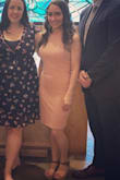 Love this dress! Worse for my Goddaughters christening and it was perfect! Only thing was it was a tad bit loose on the top part in the back where it is open but it didn't bother me much at all! - Kimberly C.