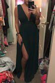 I originally ordered XS and it wouldn't zip, I got a S thinking it would have way more room. It's snug but it zips. Length is long, but overall it's the cutest dress for my sisters wedding - Ariana K.